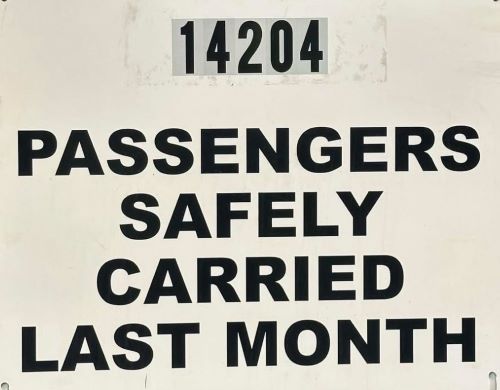 14,204 Passengers Last Month